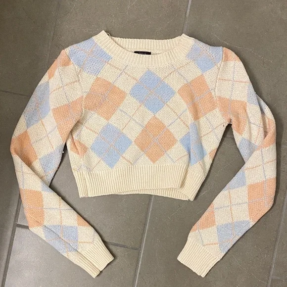 uo argyle sweater - Picture 1 of 4